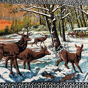 Vintage 1970’s Velvet Rug - Made in Italy